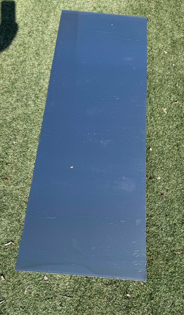 nieuwe alu platen geslepen (RVS look) 150 cm x 50 cm 1,5 mm, Ophalen, Nieuw