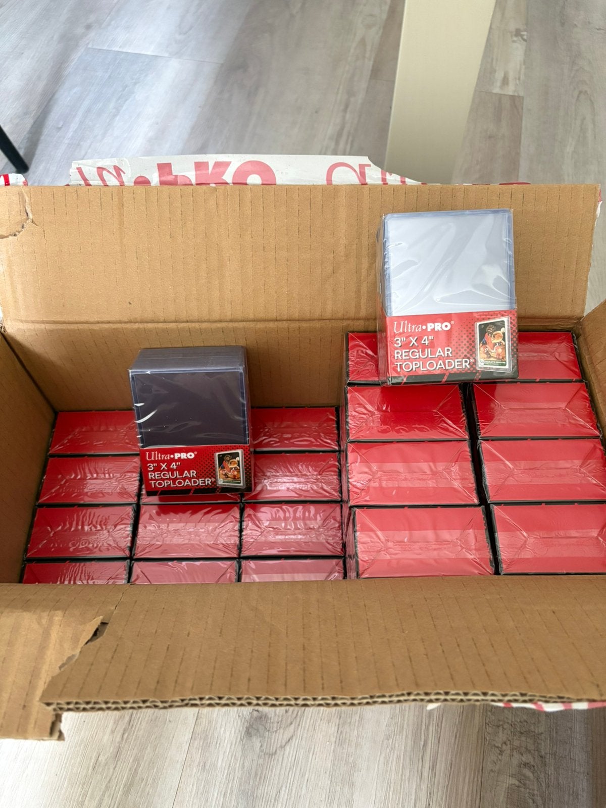 3 packs Toploaders Ultra-Pro, Ophalen of Verzenden, Zo goed als nieuw, Sleeves of Kaarthoesjes