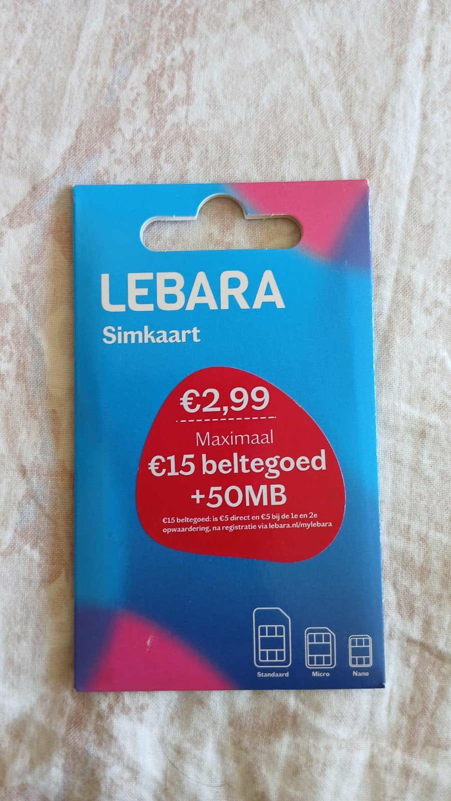 MOOI NUMMER LEBARA PREPAID 06-5737-5737, Telecommunicatie, Prepaidkaarten en Simkaarten, Ophalen of Verzenden, Nieuw, KPN, Simkaart