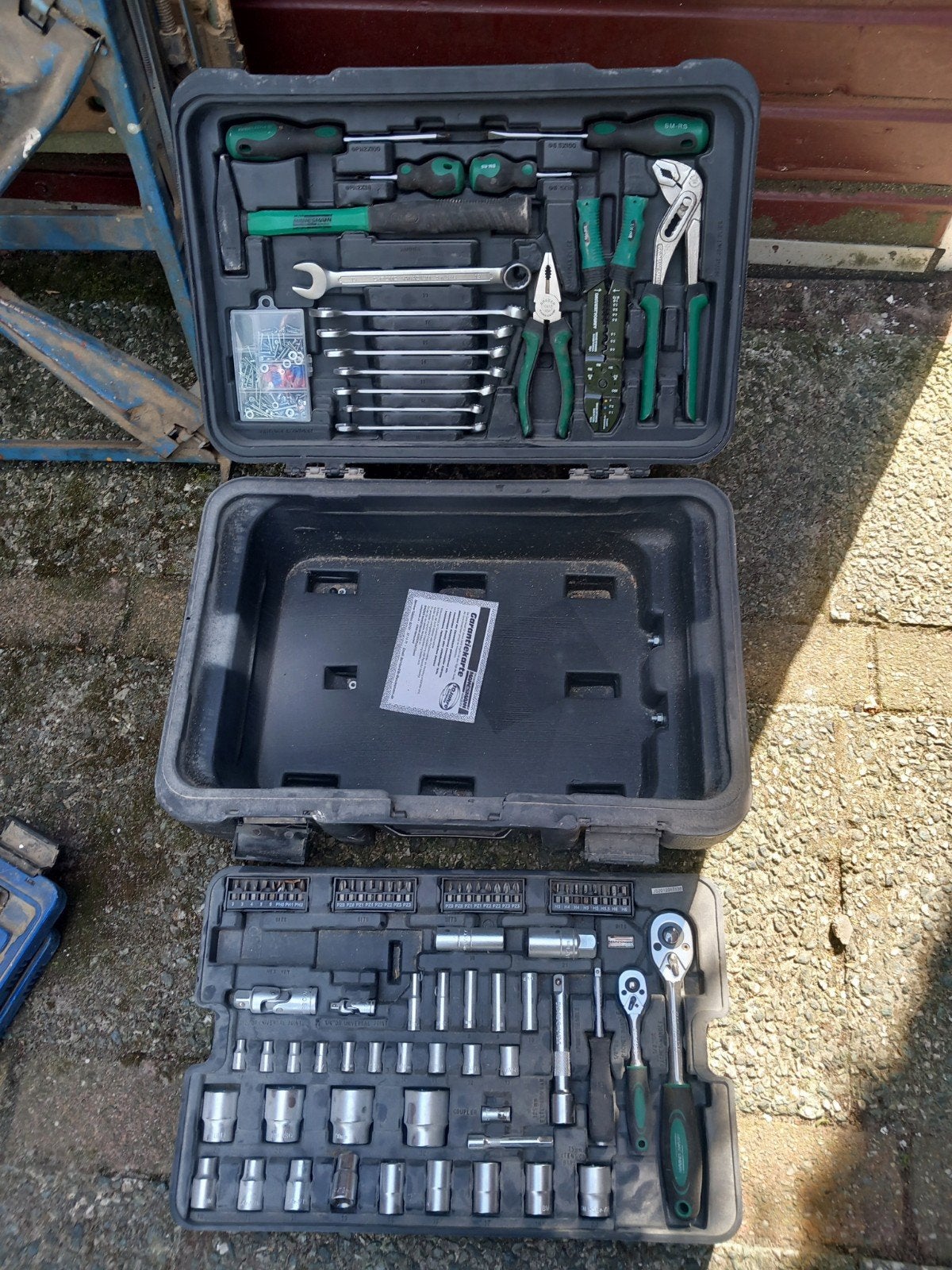Gereedschapskoffer met uitgebreide set, Ophalen, Gebruikt, Gereedschapsset