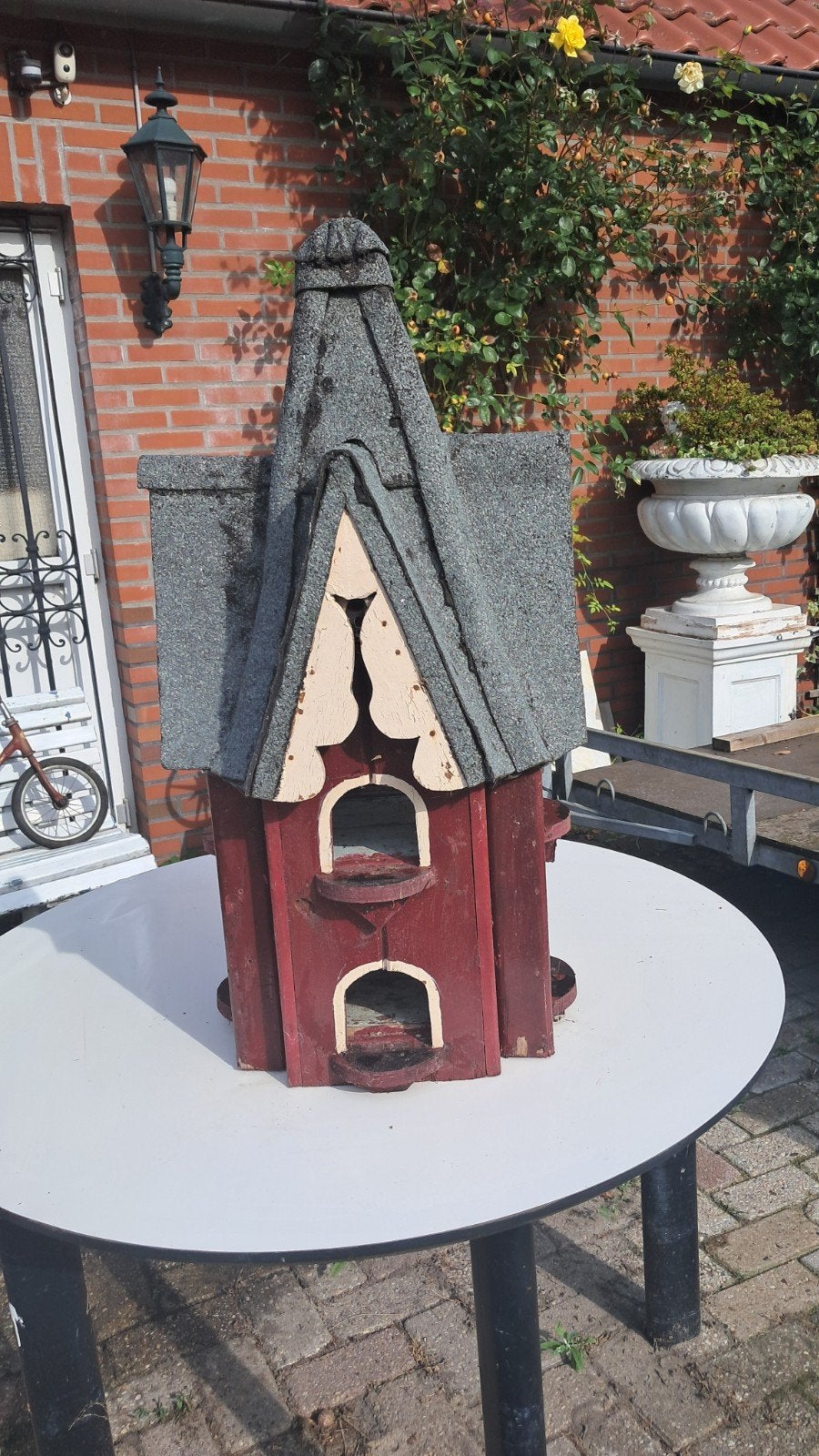 kleine duiventil, Ophalen, Gebruikt