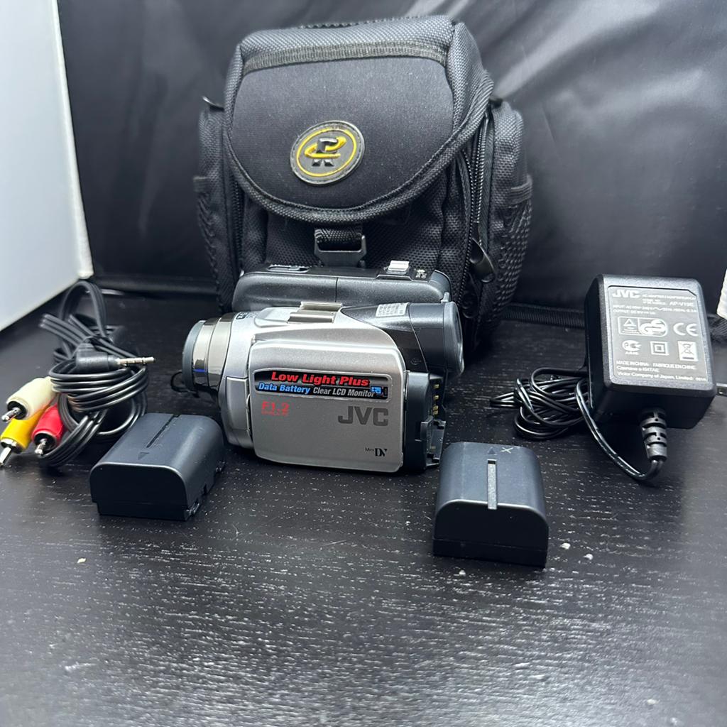JVC GR-DF420E MiniDV Camcorder met accessoires, Mini dv, S, Verzenden, JVC