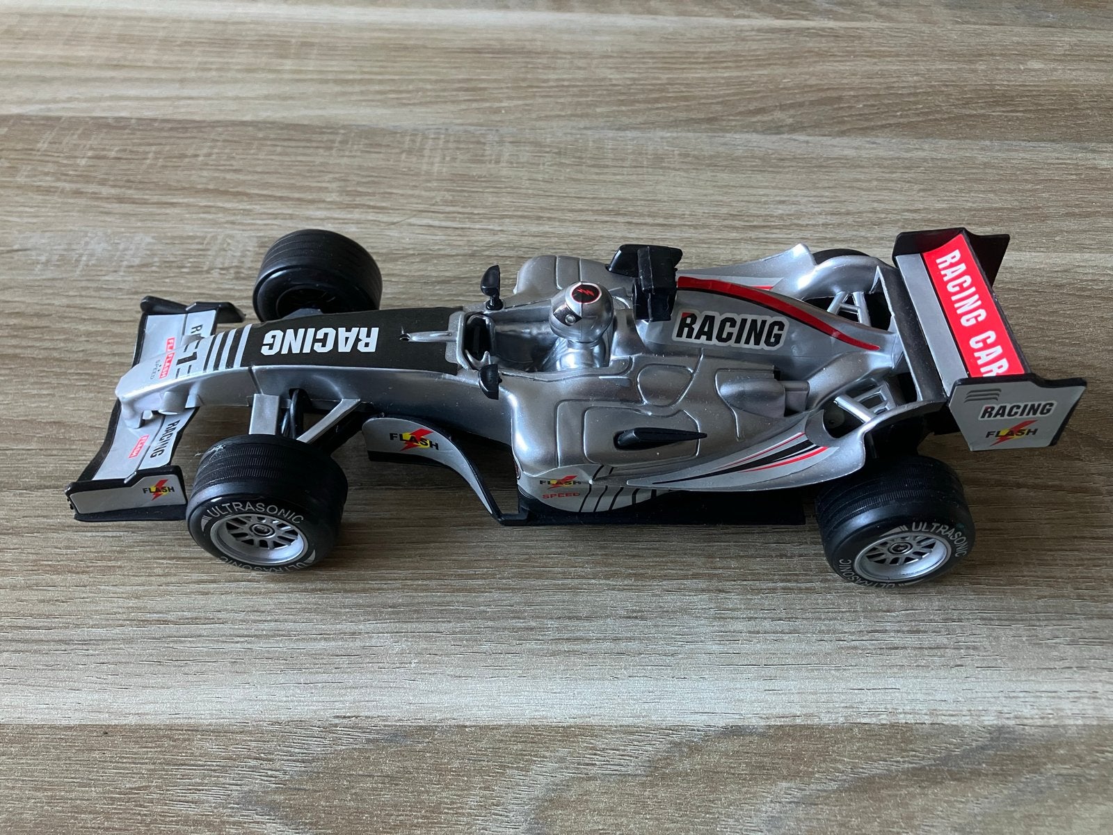 Zilveren Formule 1 Auto - Flash Racing Car, Ophalen of Verzenden, Nieuw
