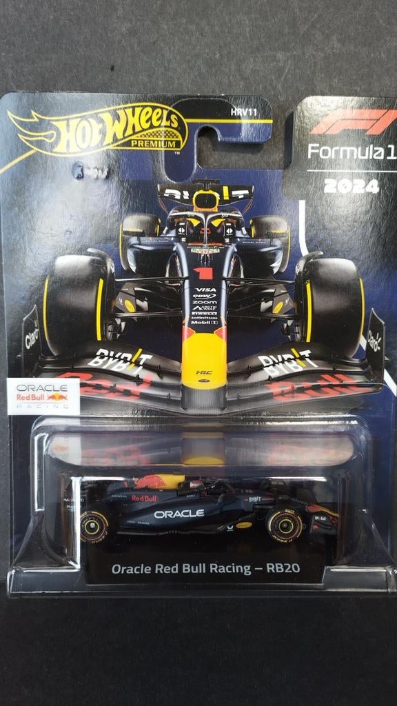 Oracle Red Bull Racing Max Verstappen 1:64 Hotwheels Pol, 1186 MJ 1 NL, Auto, Verzenden, Nieuw