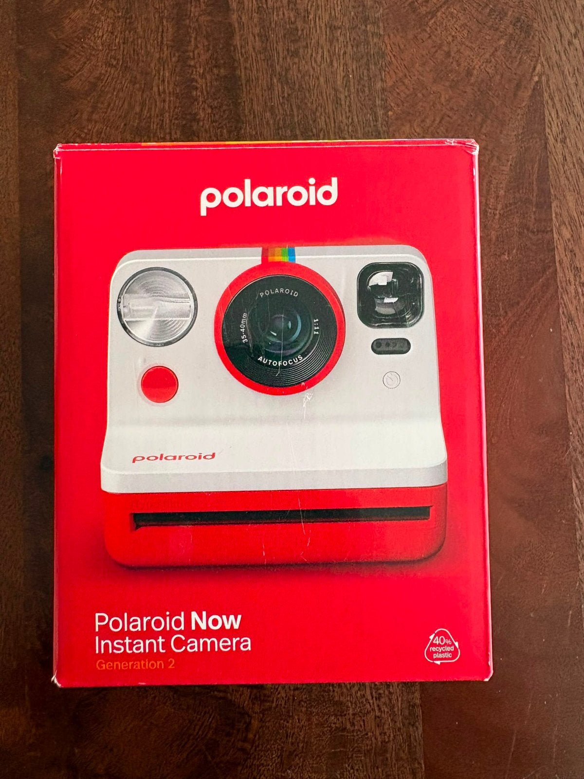 Polaroid Now Instant Camera Generation 2 – Rood/Wit, Ophalen of Verzenden