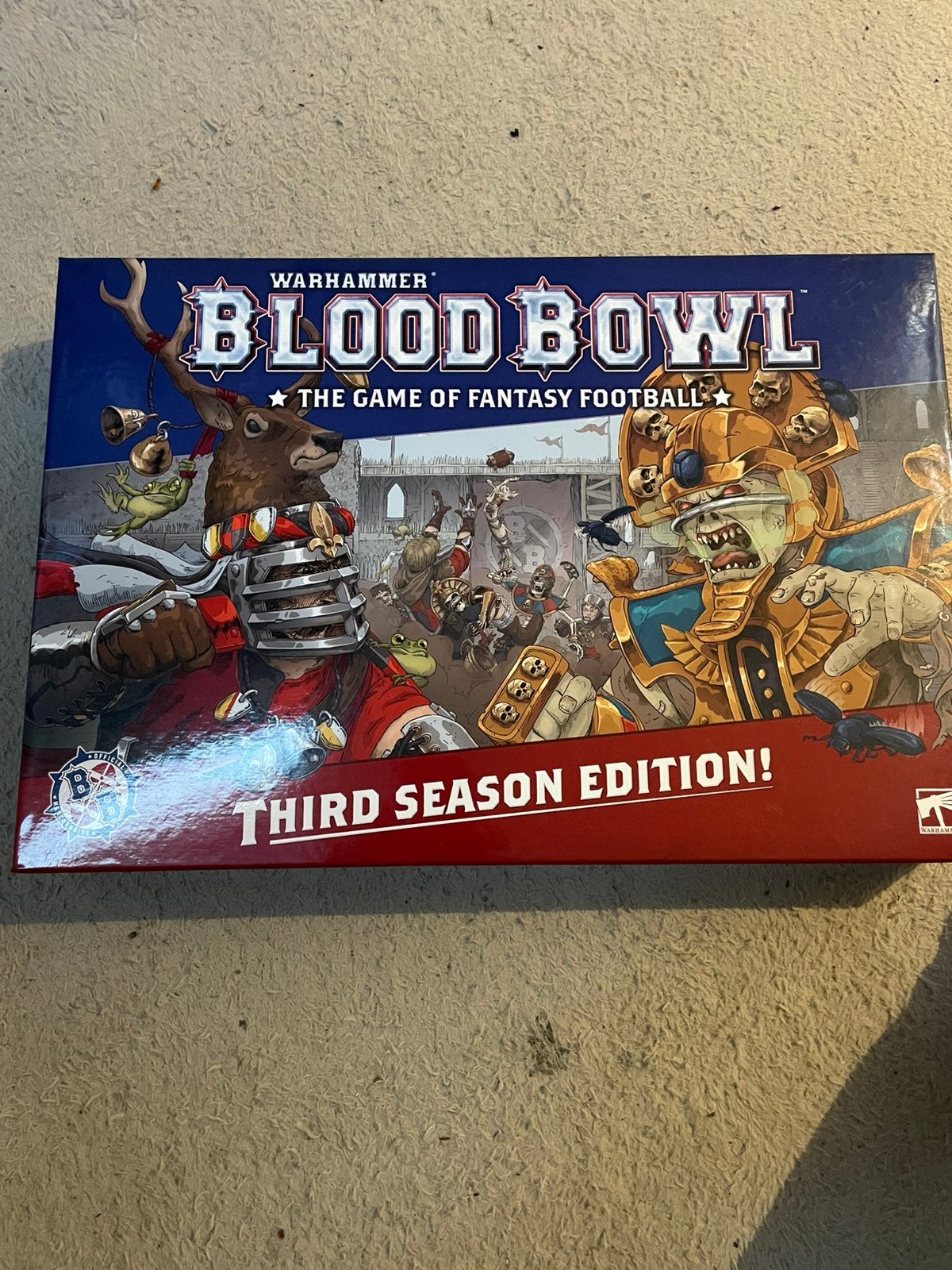Te koop blood bowl derde editie, Een of twee spelers, Verzenden, Nieuw