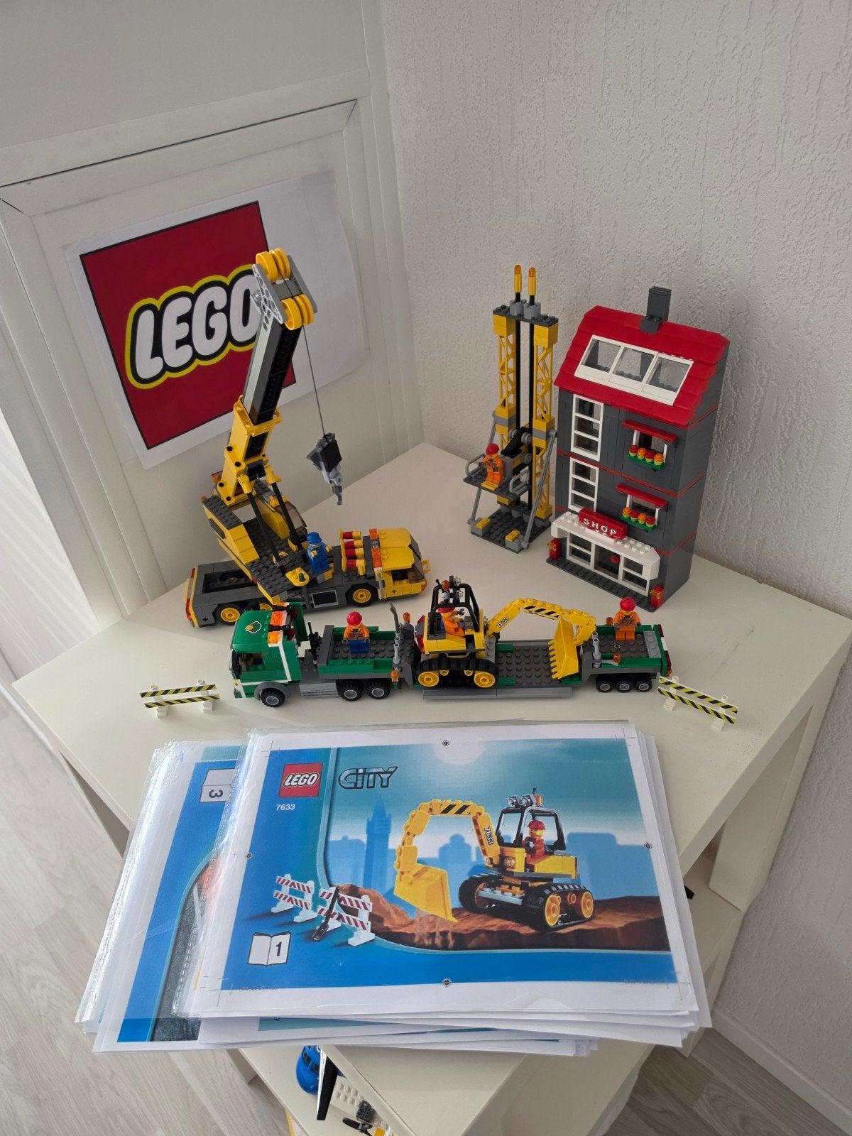 Lego City Construction Team 7633, Lego, Ophalen of Verzenden, Inclusief instructies, Complete set