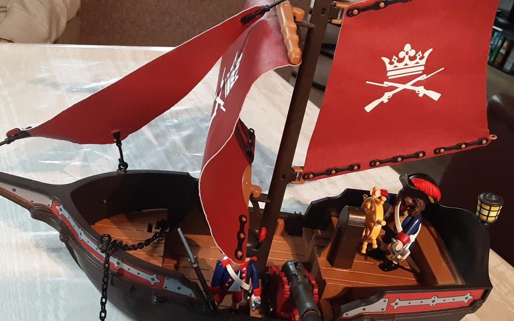 6681 zeilschip Engelse soldaten, Ophalen of Verzenden, Zo goed als nieuw, Complete set