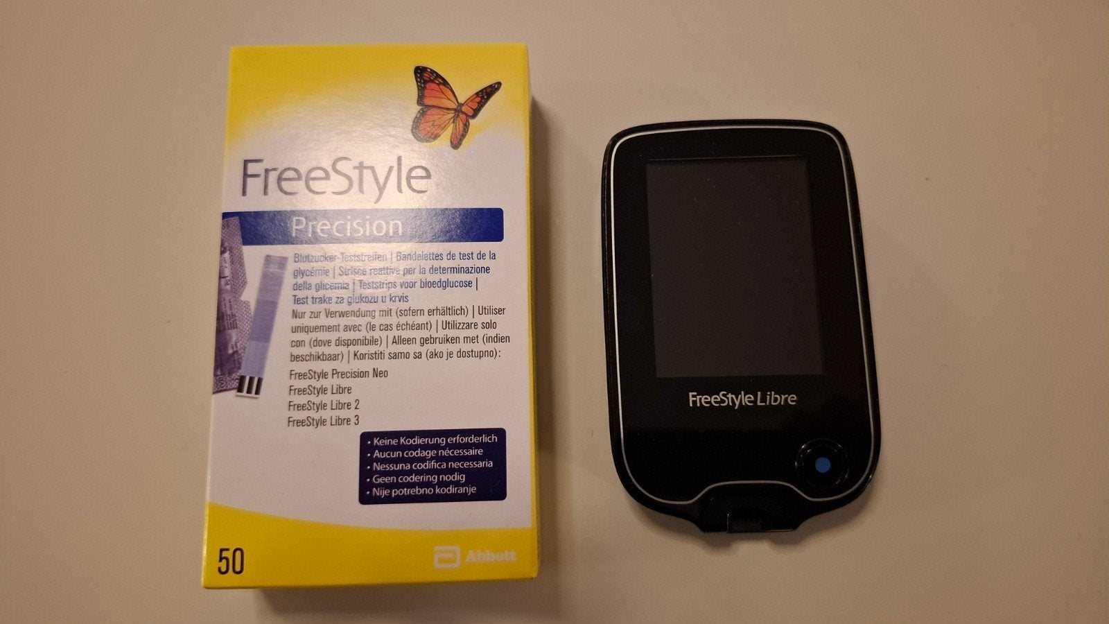 FreeStyle Libre Bloedglucosemeter met teststrips, Ophalen of Verzenden, Zo goed als nieuw, Overige typen