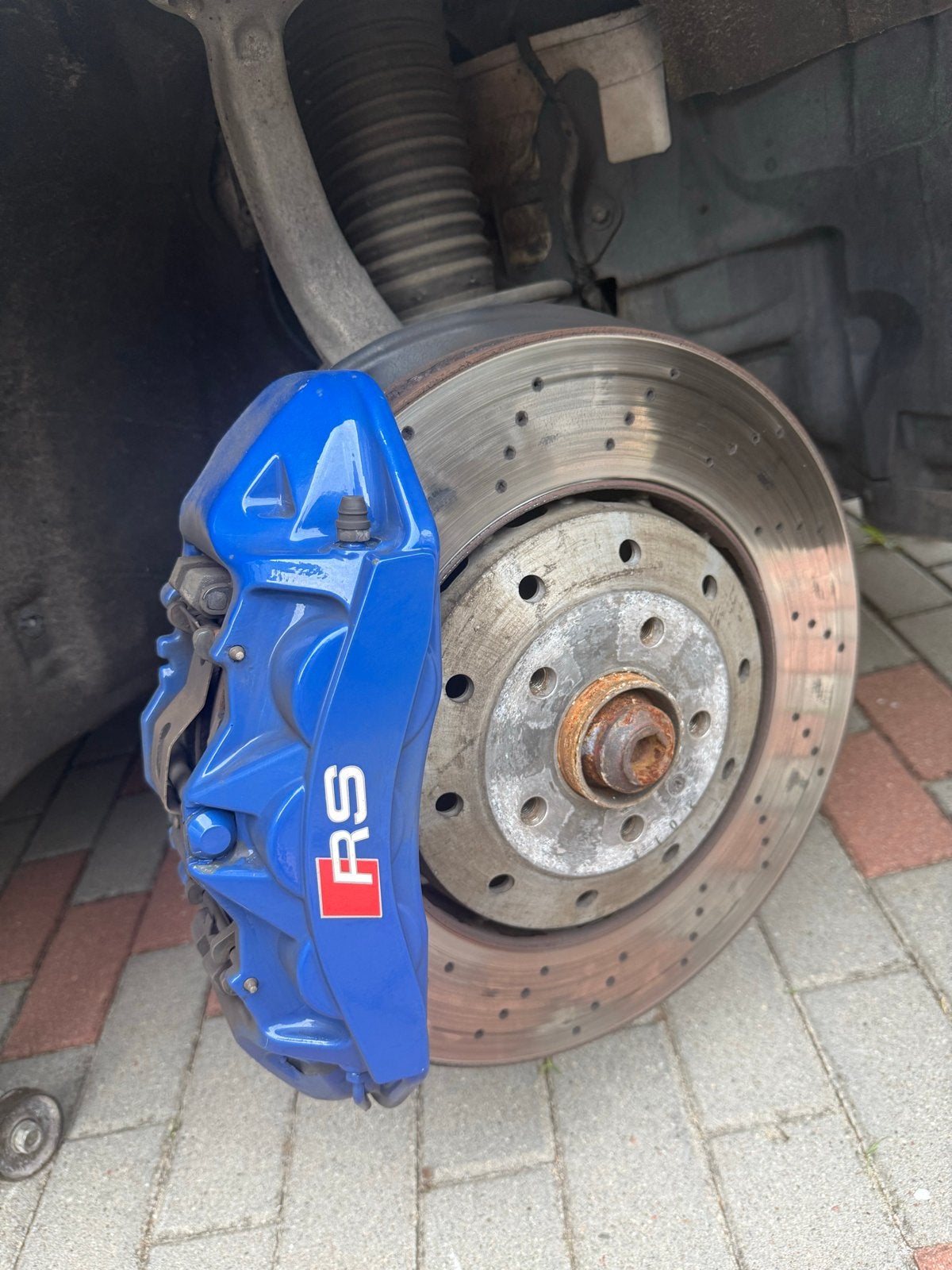 Remmenset Audi RS6 C7 - Gebruikt, Negaro Blue, Ophalen of Verzenden, Gebruikt, Audi