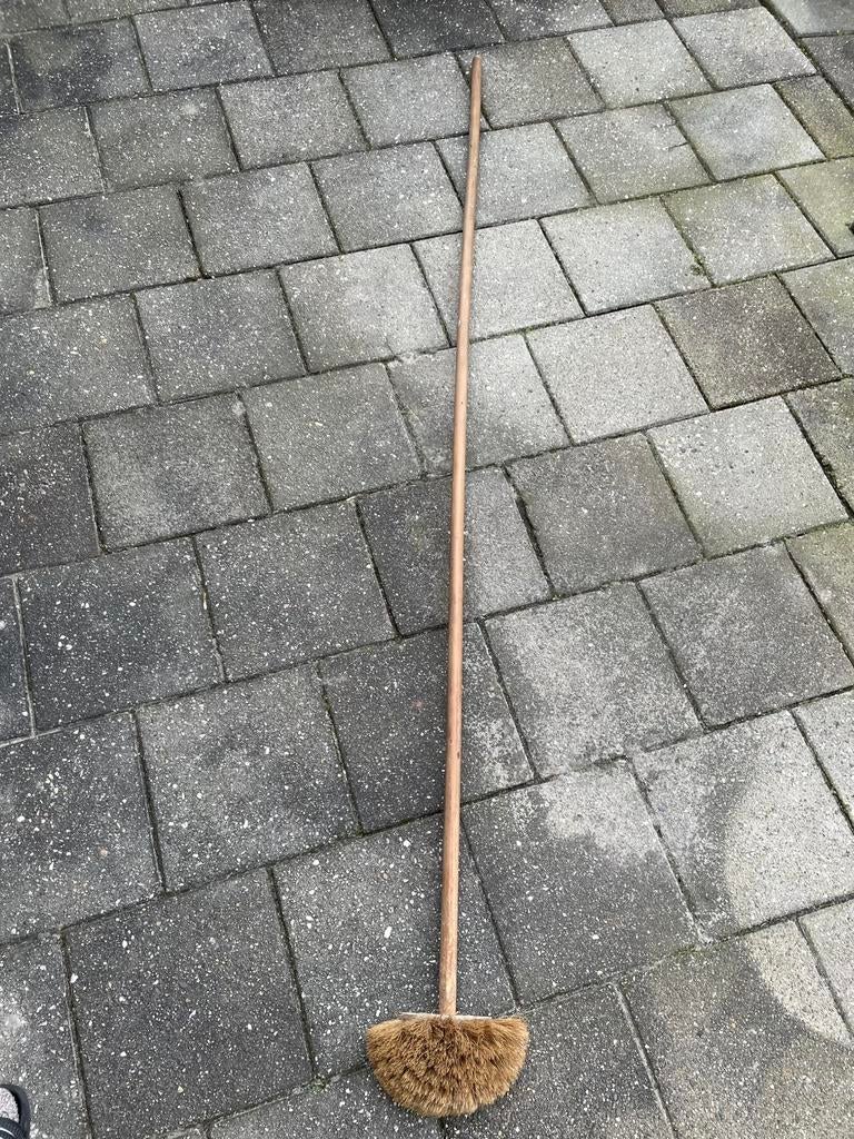 Ragebol met houten steel, Huis en Inrichting, Ophalen, Bezem of Borstel