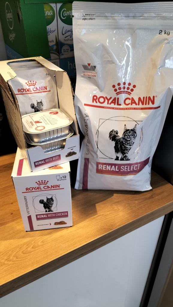 Pakket Royal Canin Renal kattenvoer, Dieren en Toebehoren, Dierenvoeding, Kat, Ophalen of Verzenden