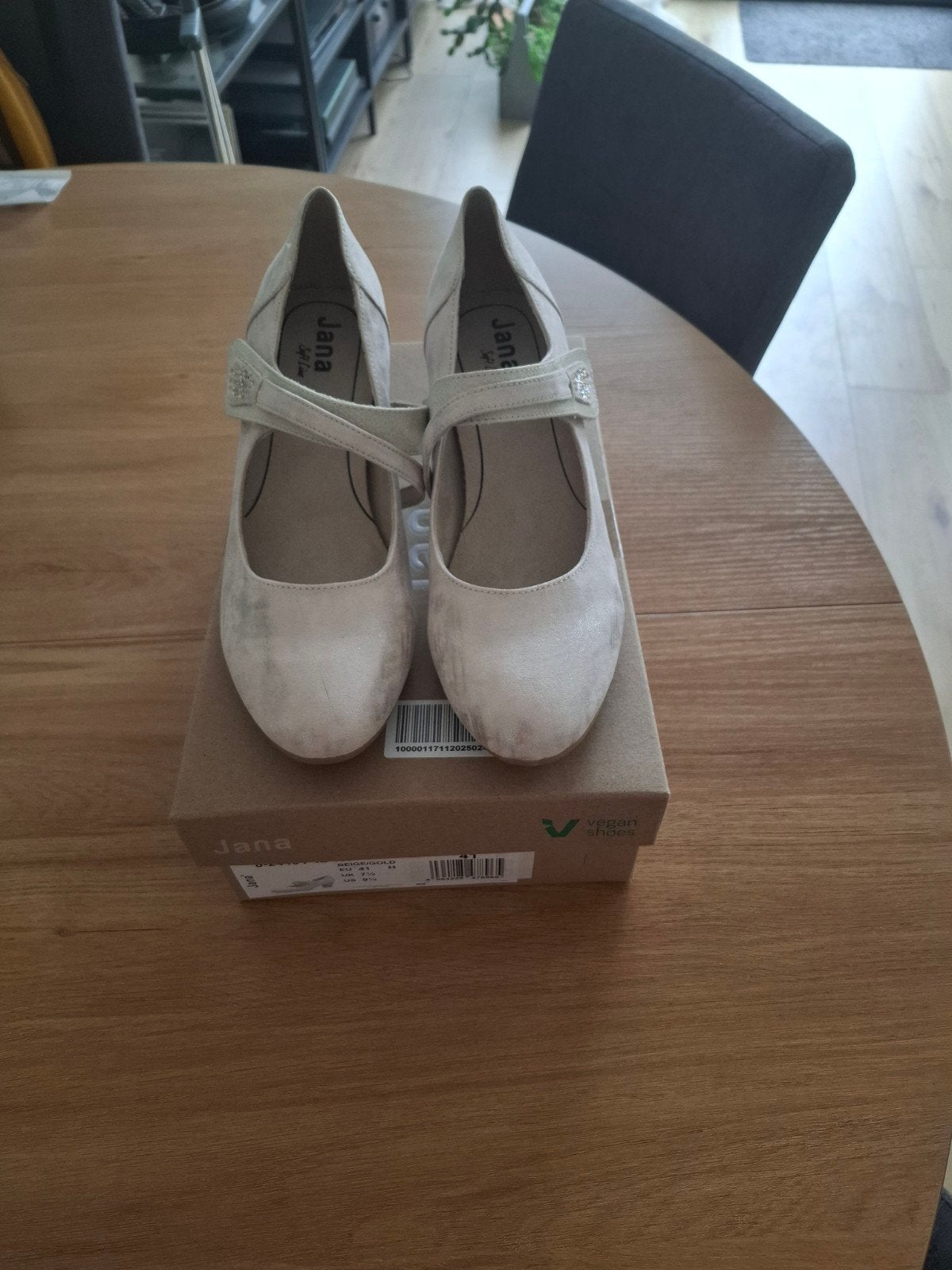 Jana strappy pumps, Kleding | Dames, Schoenen, Nieuw, Pumps, Beige, Ophalen