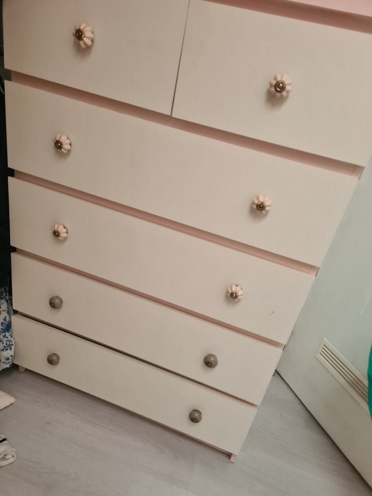 IKEA MALM ladekast met knopjes, Ophalen, Gebruikt, 5 laden of meer, 50 tot 100 cm