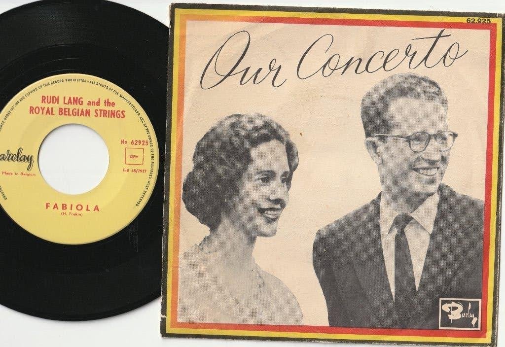 1960 Huwelijk Boudewijn en Fabiola Vinylgrammofoonplaat, Ophalen, Gebruikt, Overige typen