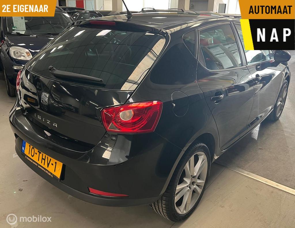 Seat Ibiza 1.2 TSI Sport Automaat | NAP | 2e eigenaar, Auto's, Euro 5, Stof, Zwart, 4 cilinders