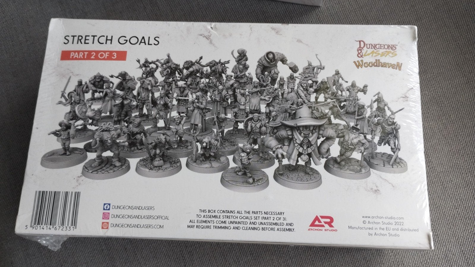Dungeons & Lasers npc miniature pack 62 miniature, Hobby en Vrije tijd, Ophalen of Verzenden, Nieuw