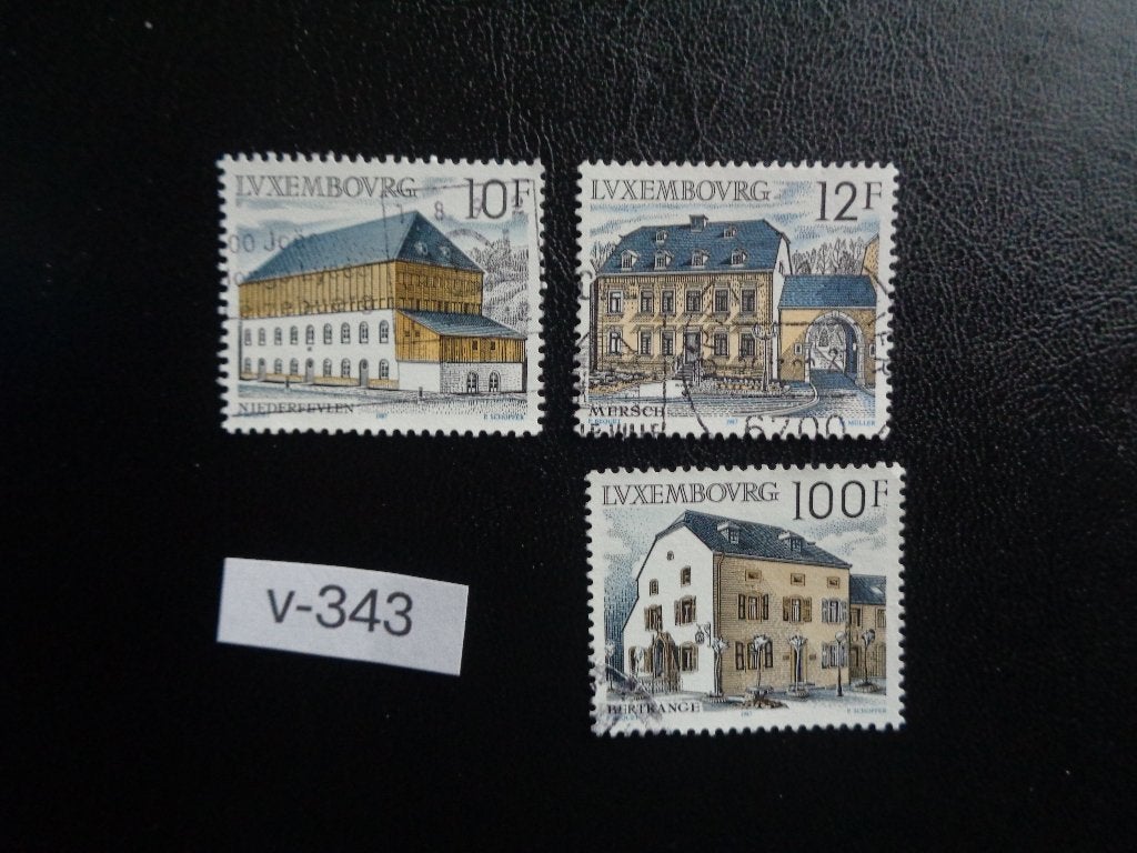 luxemburg - plattelands architectuur 1987 (v-343), Ophalen of Verzenden, Luxemburg, Gestempeld