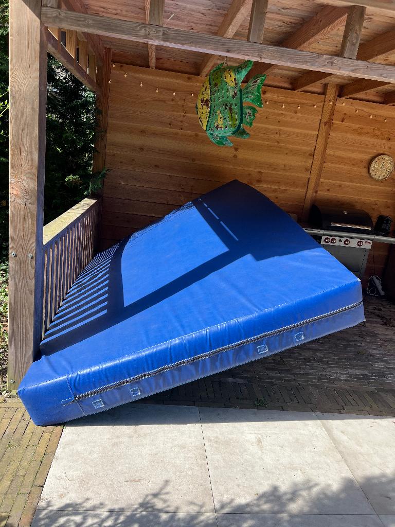 Gymmat XL - Schelde Sports, Sport en Fitness, Turnen, Ophalen, Gebruikt, Maat 36 t/m 42, Blauw