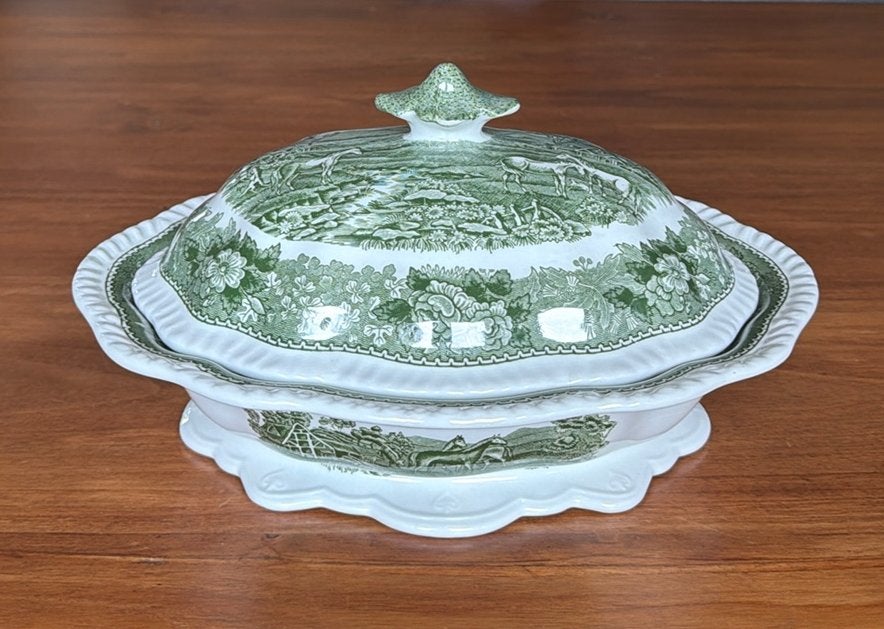 Adams English Scenic dekschaal, Ophalen of Verzenden, Overige stijlen, Porselein, Schaal of Schalen