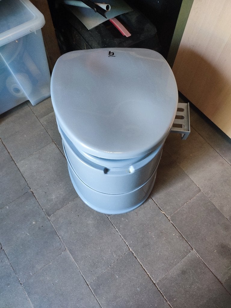 Campingtoilet, Ophalen, Gebruikt