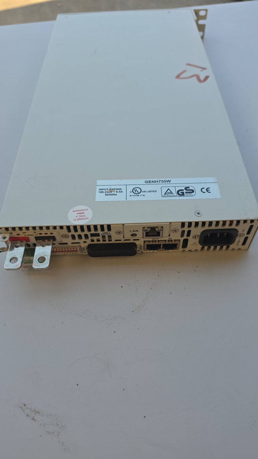 TDK-Lambda GENH12.5-60 (750W, 0-12,5V en 0-60A), Ophalen, Zo goed als nieuw