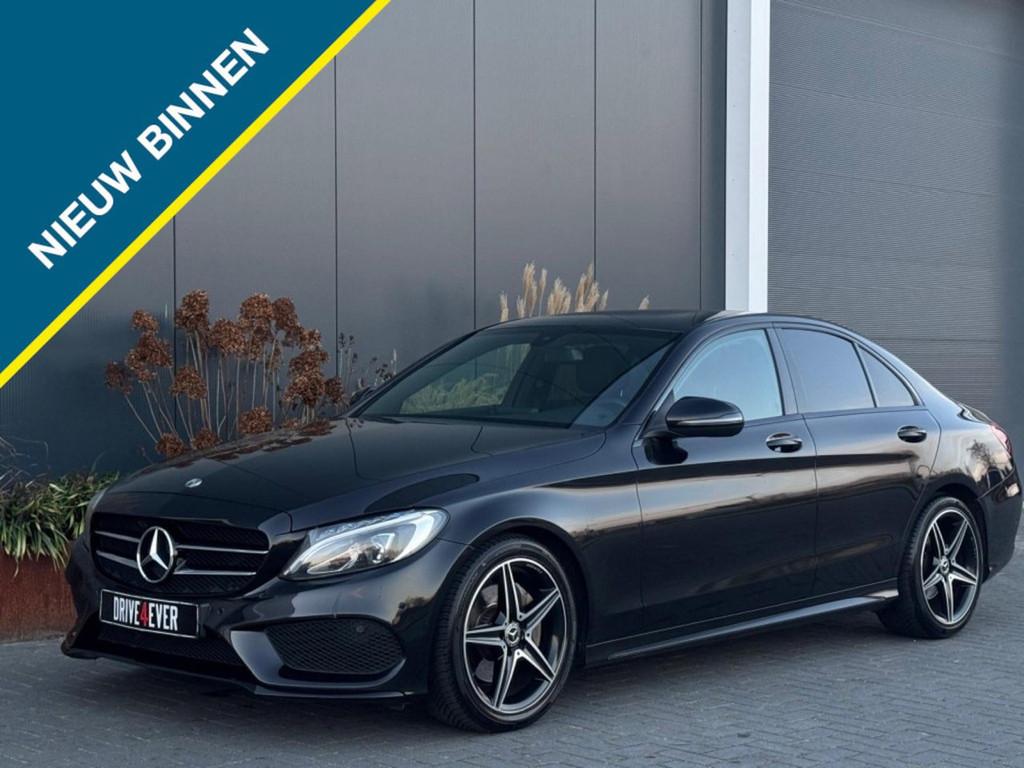 Mercedes-Benz C-klasse 200 CDI Business Solution AMG | Volle, Auto's, Mercedes-Benz, Automaat, 136 pk, Gebruikt, Zwart