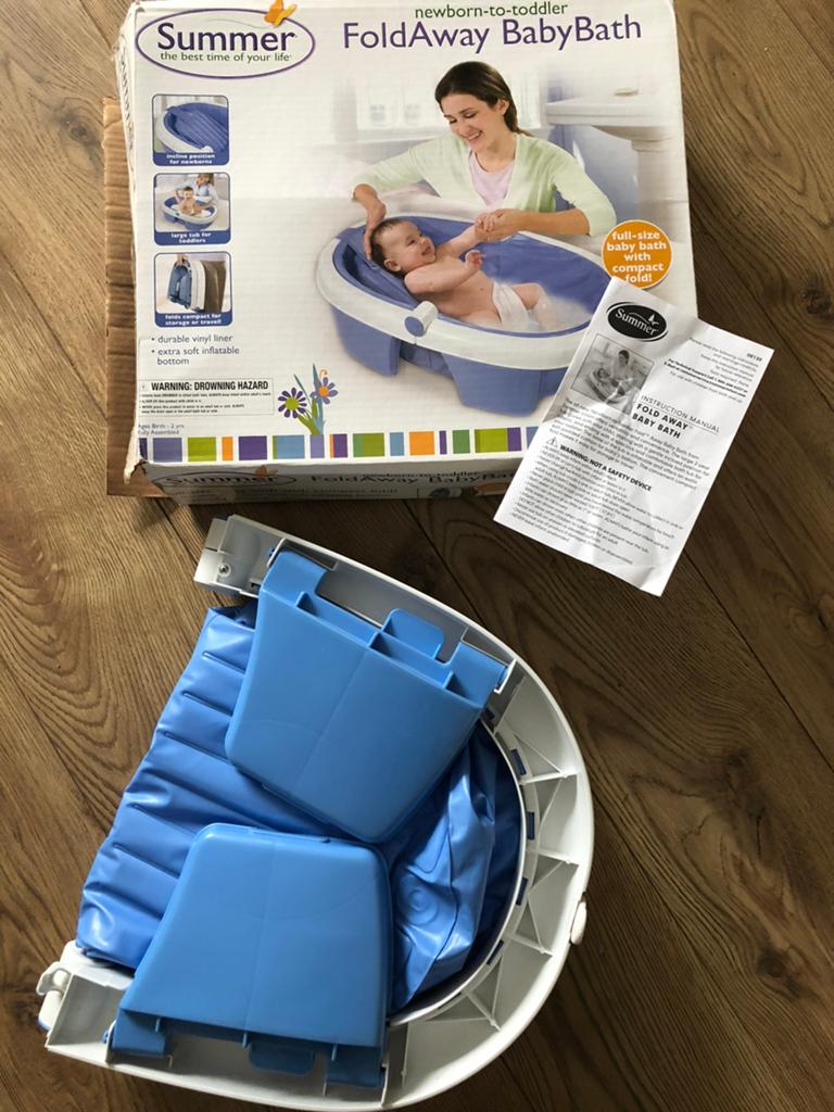 Opvouwbaar babybad nieuw in doos, Kinderen en Baby's, Badjes en Verzorging, Ophalen of Verzenden, Nieuw, Badje