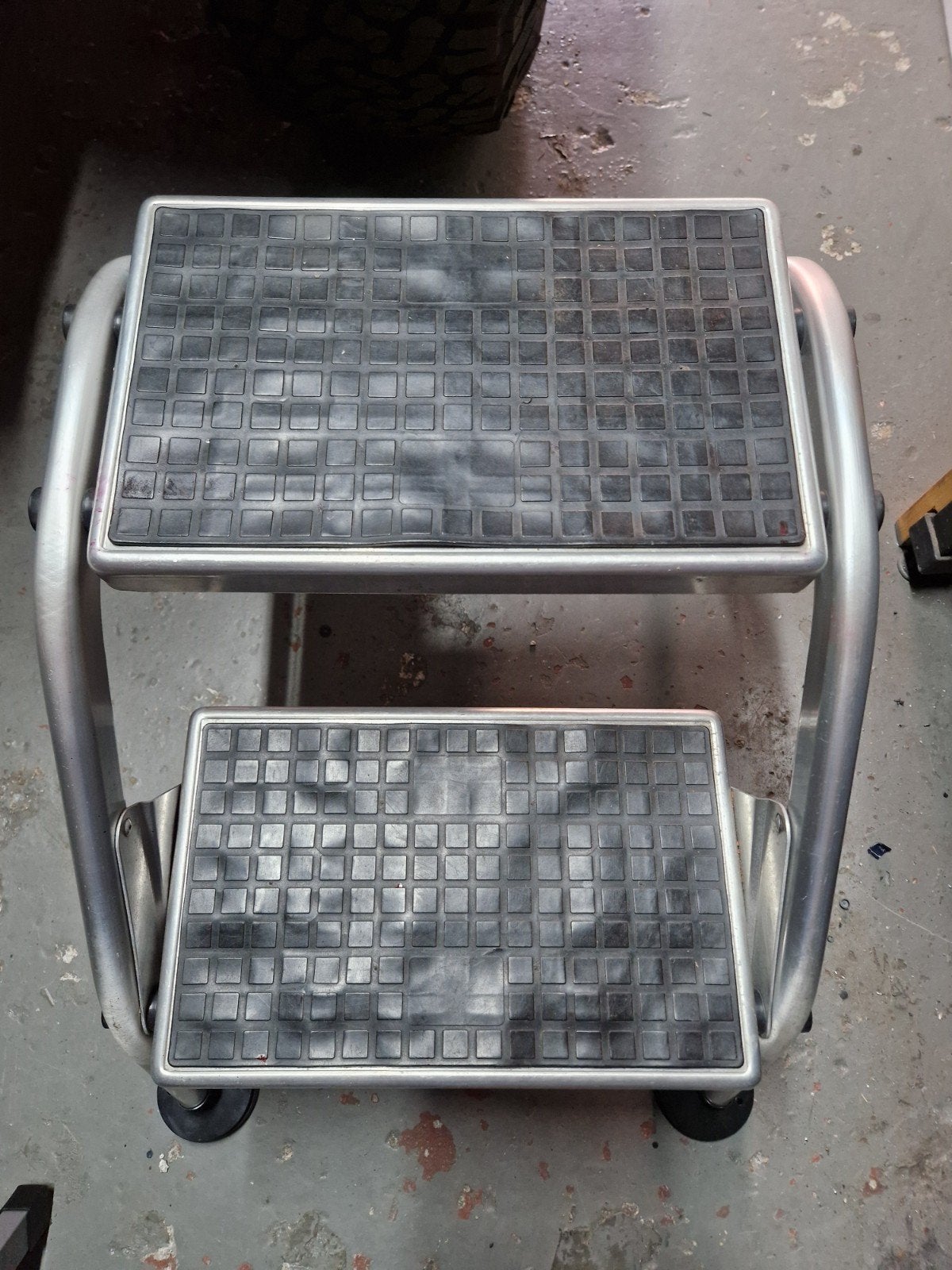 Haba Darwin aluminium dubbele opstap, Ophalen, Gebruikt