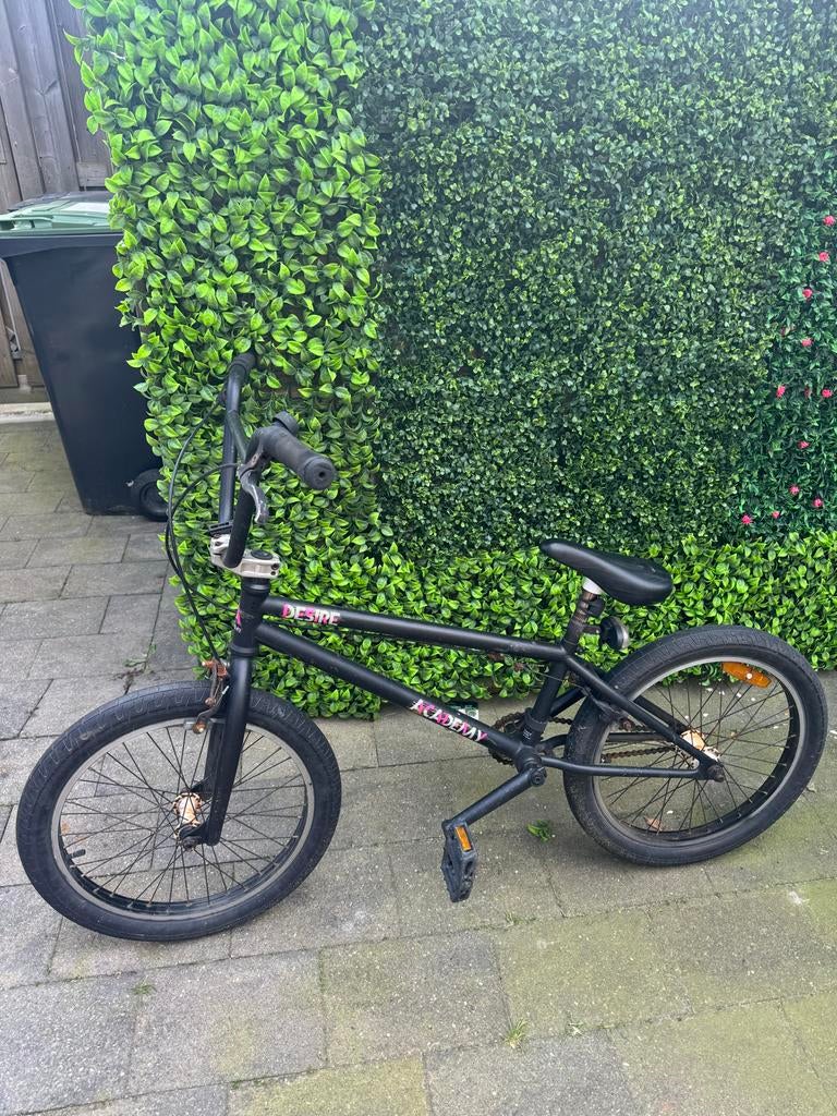 Academy Desire BMX Fiets - Zwart, Gebruikt, Fietsen en Brommers, Fietsen | Crossfietsen en BMX, Gebruikt, 20 tot 24 inch, Staal