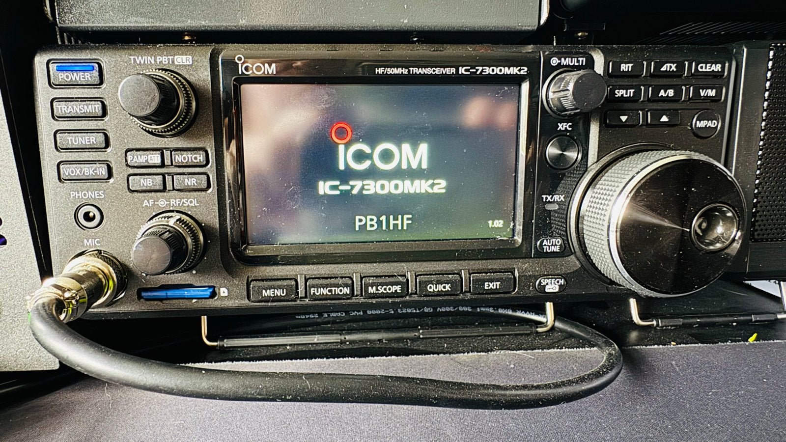 Icom IC-7300MK2 HF/50MHz Transceiver, Ophalen, Zo goed als nieuw