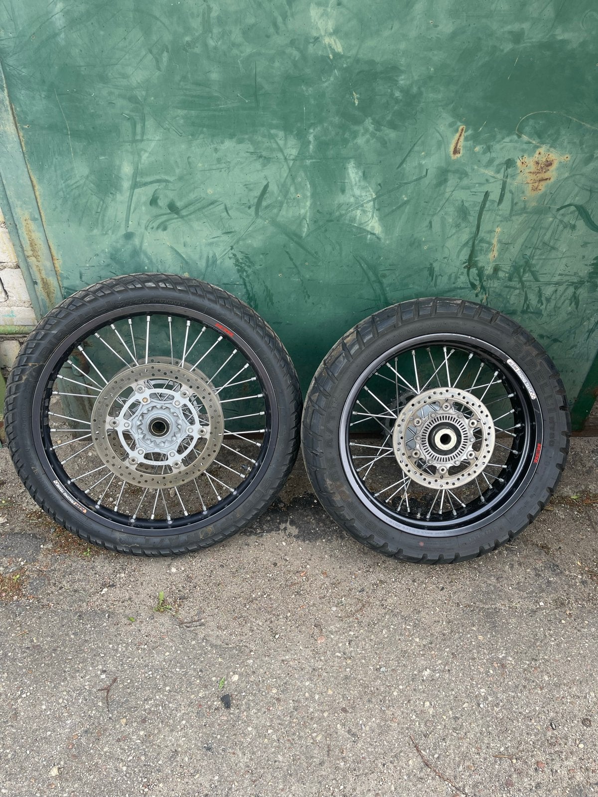 KTM 990 950 Adventure complete wielset , velgen , wheel set, Ophalen of Verzenden, Gebruikt