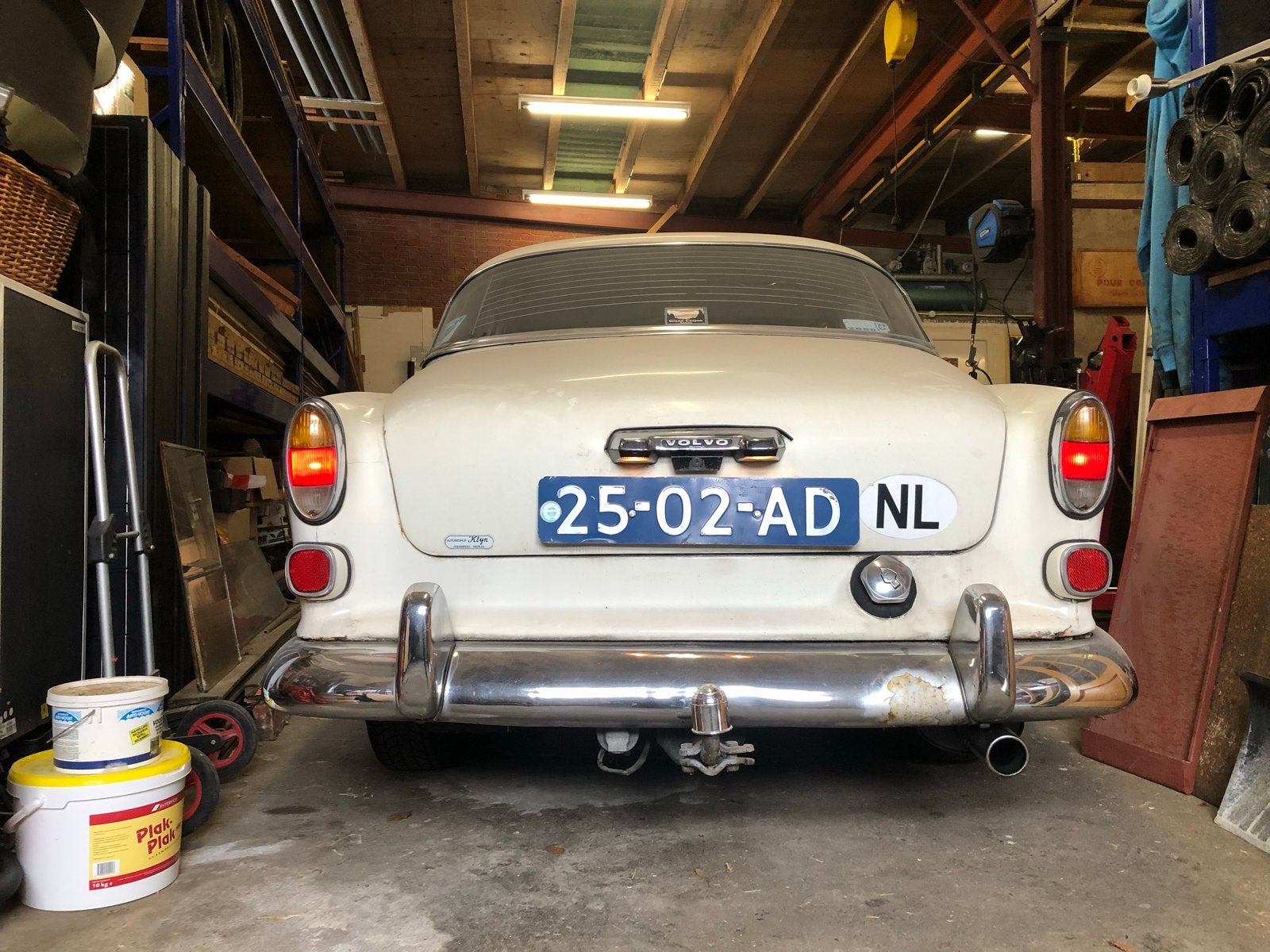 Volvo amazon 121 bj 65, Auto's, Oldtimers, Particulier, Benzine, Sedan, Handgeschakeld, Wit, Overige kleuren, Kunstmatig leder