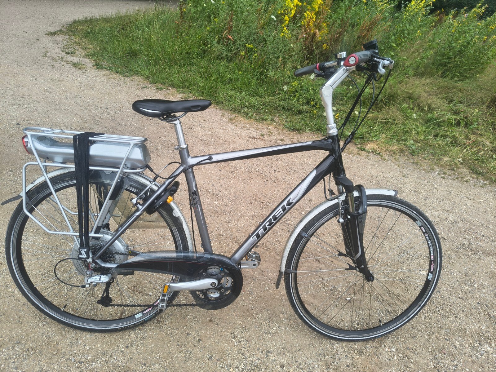 Trek T500 BionX elektrische fiets in nieuwstaat, Zo goed als nieuw, 50 km per accu of meer, 55 tot 59 cm, Ophalen