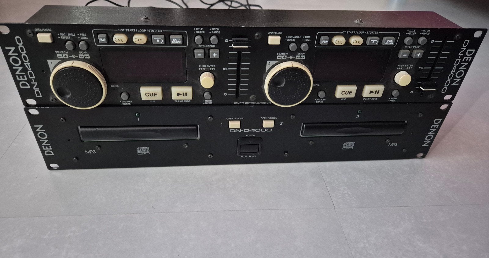 Denon DN-D4000 Dubbele CD-speler DJ-set, Ophalen of Verzenden, Gebruikt, Dj-set, Denon