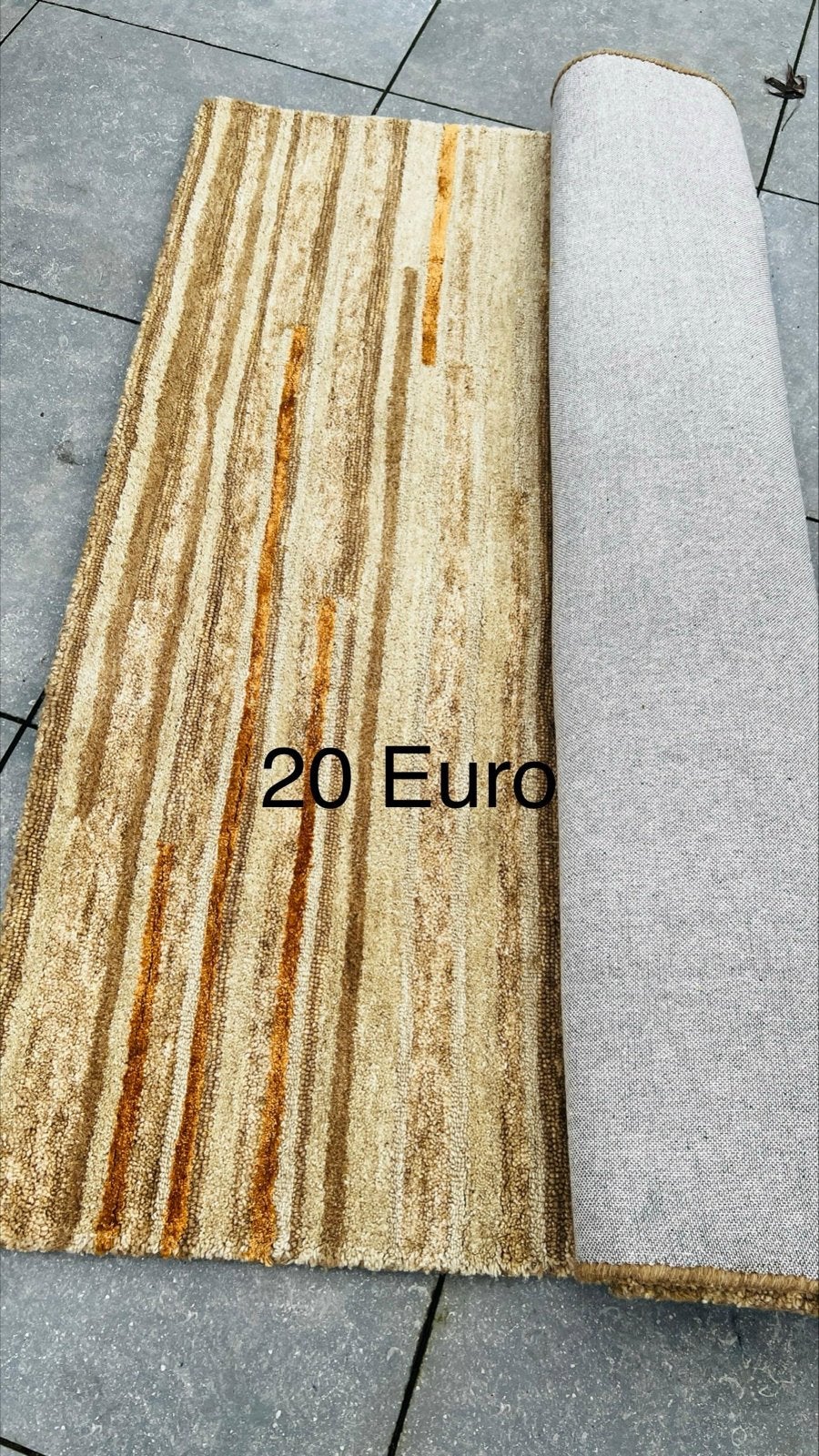 Vloerkleed Leen Bakker - Zo goed als nieuw, Minder dan 50 cm, Beige, Ophalen of Verzenden, Zo goed als nieuw