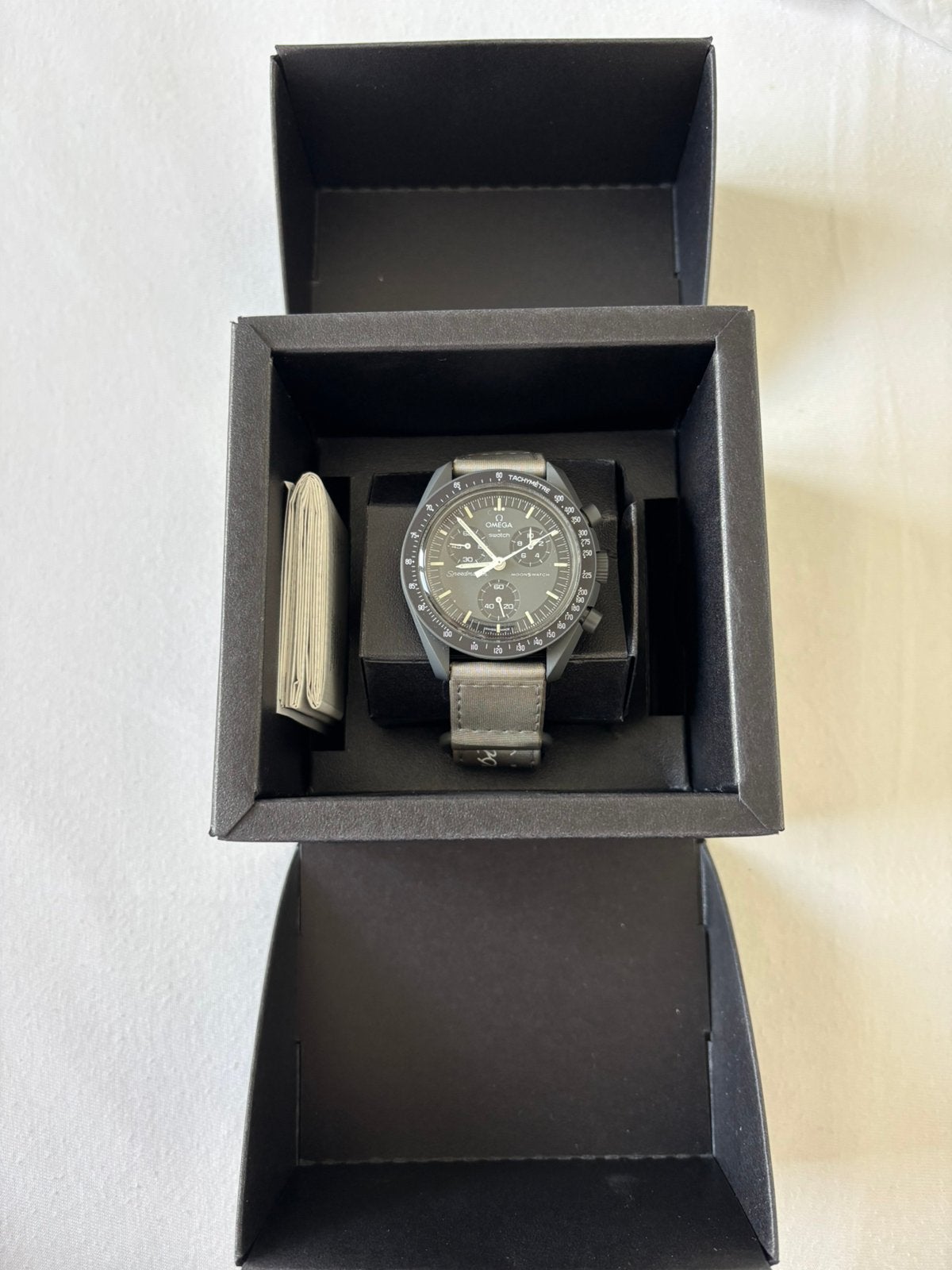Swatch x Omega mission to mercury, Sieraden, Tassen en Uiterlijk, Horloges | Heren, Ophalen of Verzenden, Nieuw, Kunststof, Omega