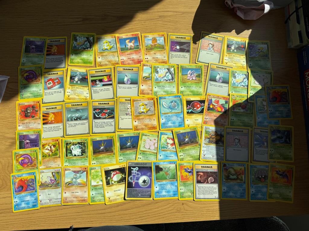 WOTC pokemon kaarten jungle base fossil rocket, Ophalen of Verzenden, Zo goed als nieuw