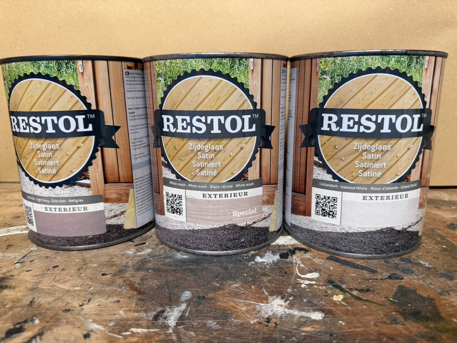 Restol houtolie zijdeglans., Minder dan 250 cm, Overige typen, Nieuw, Ophalen of Verzenden