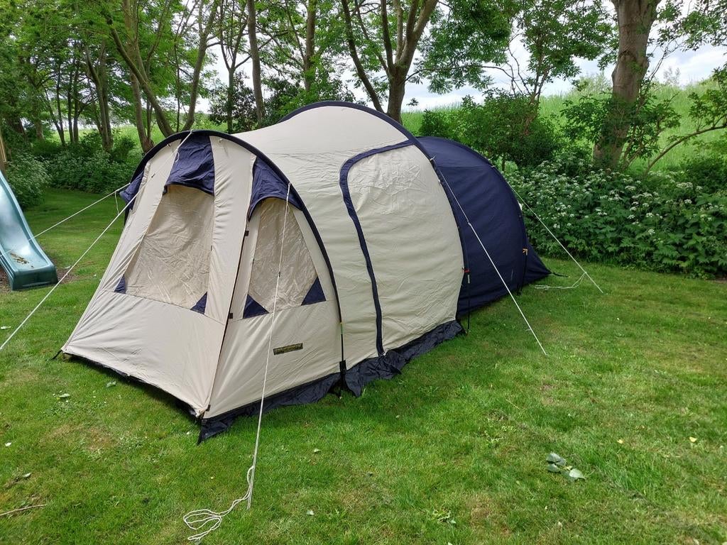 Katoenen tent hypercamp fashion gold 4 personen, Caravans en Kamperen, Tenten, Ophalen, Gebruikt