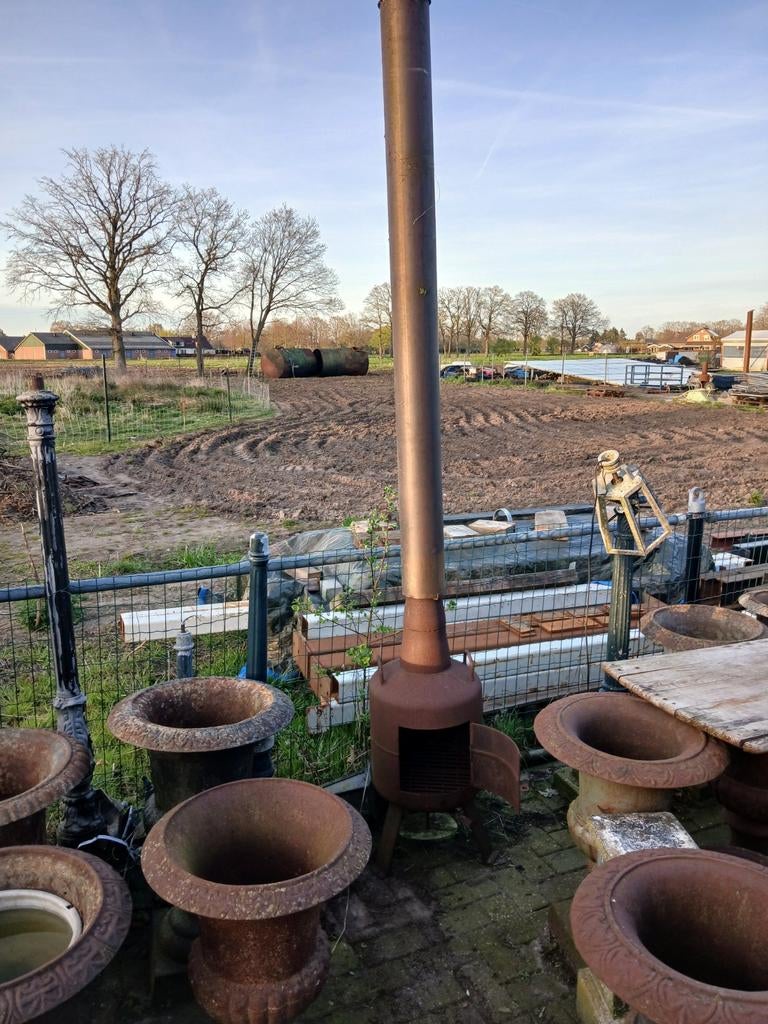 buitenkachel, Tuin en Terras, Tuinhaarden, Ophalen, Gebruikt