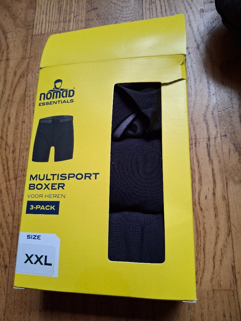 Multisport  boxer onderbroek  nomad zwart  xxl en xl, Kleding | Heren, Ondergoed, Ophalen of Verzenden, Zwart, Boxer