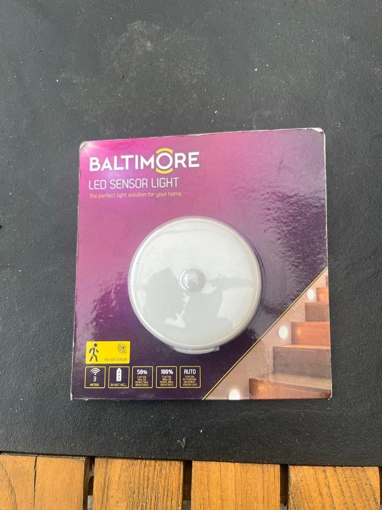 Baltimore LED Sensor Licht - Bewegingssensor Lamp, Ophalen of Verzenden, Nieuw