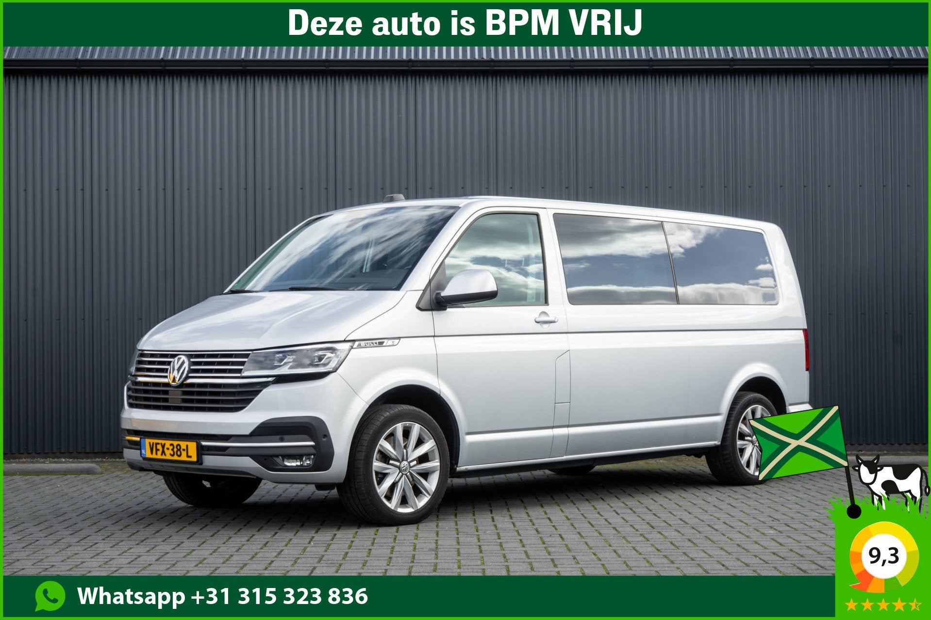 Volkswagen Transporter T6.1 2.0 TDI L2H1 | DC | Bulli | 200P, Gebruikt, Euro 6, 4 cilinders, Volkswagen