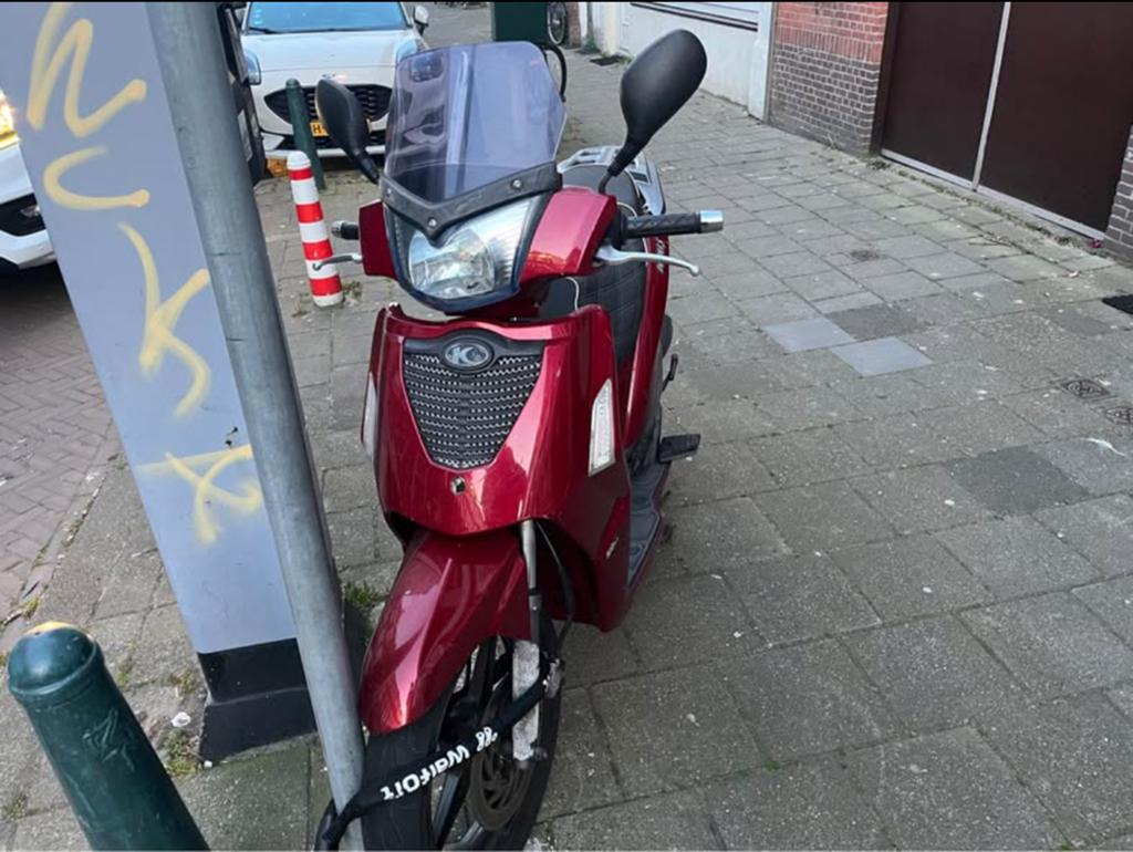 Kymco People S Scooter - Rood, Goede Staat, Fietsen en Brommers, Ophalen, Maximaal 45 km/u, Zo goed als nieuw, People S