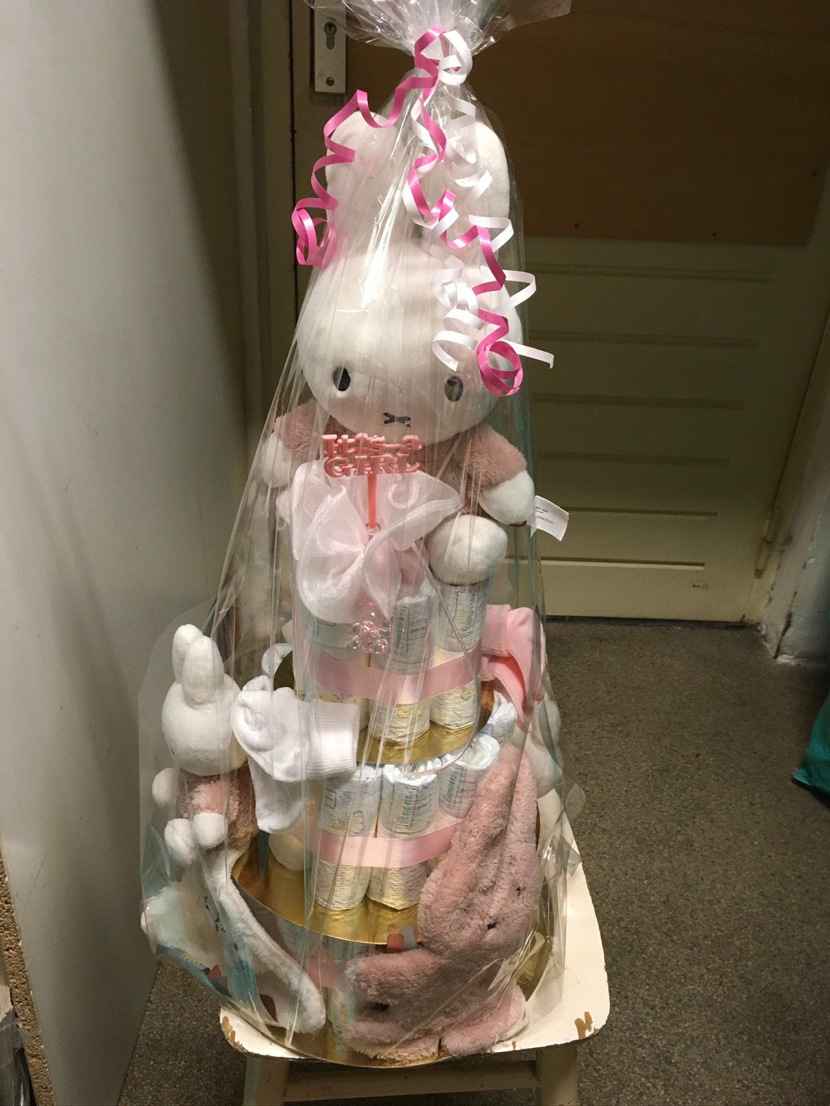 Te koop grote pampertaart, Ophalen, Nieuw, Kraamcadeau