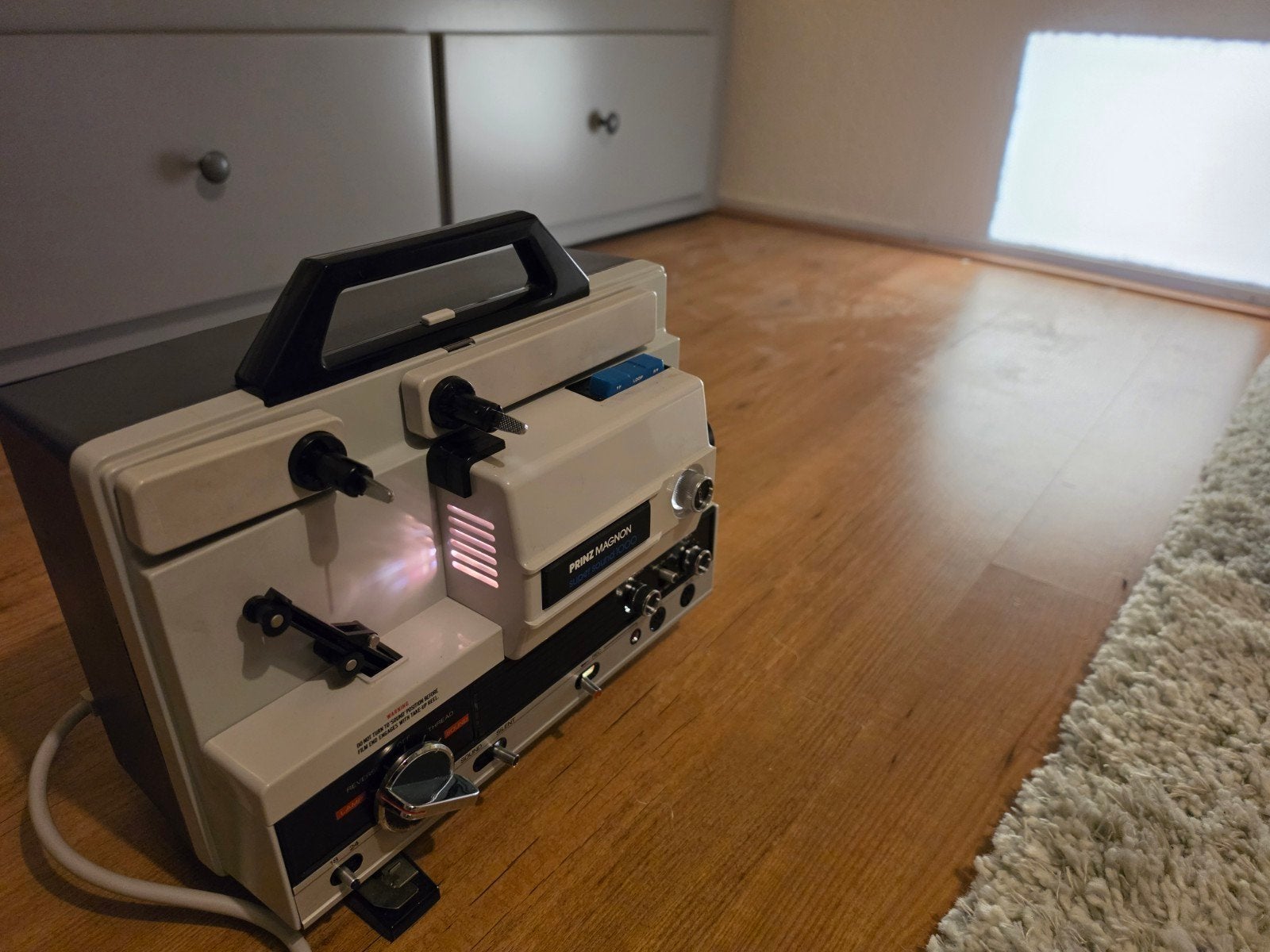 Werkende Prinz Magnon Super Sound 1000 filmprojector, Ophalen of Verzenden, Gebruikt, Prinz Magnon