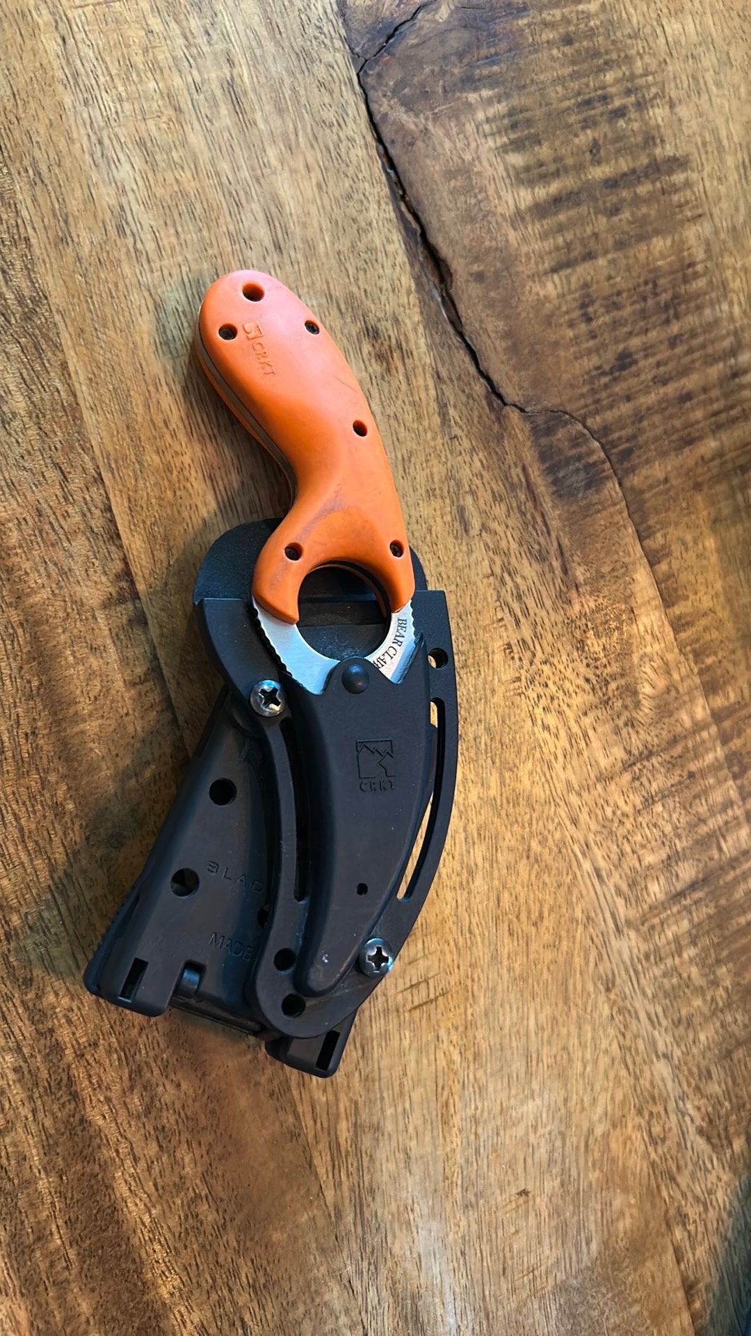 CRKT bear claw reddingsmes, Ophalen of Verzenden, Zo goed als nieuw, Klimsport-accessoire