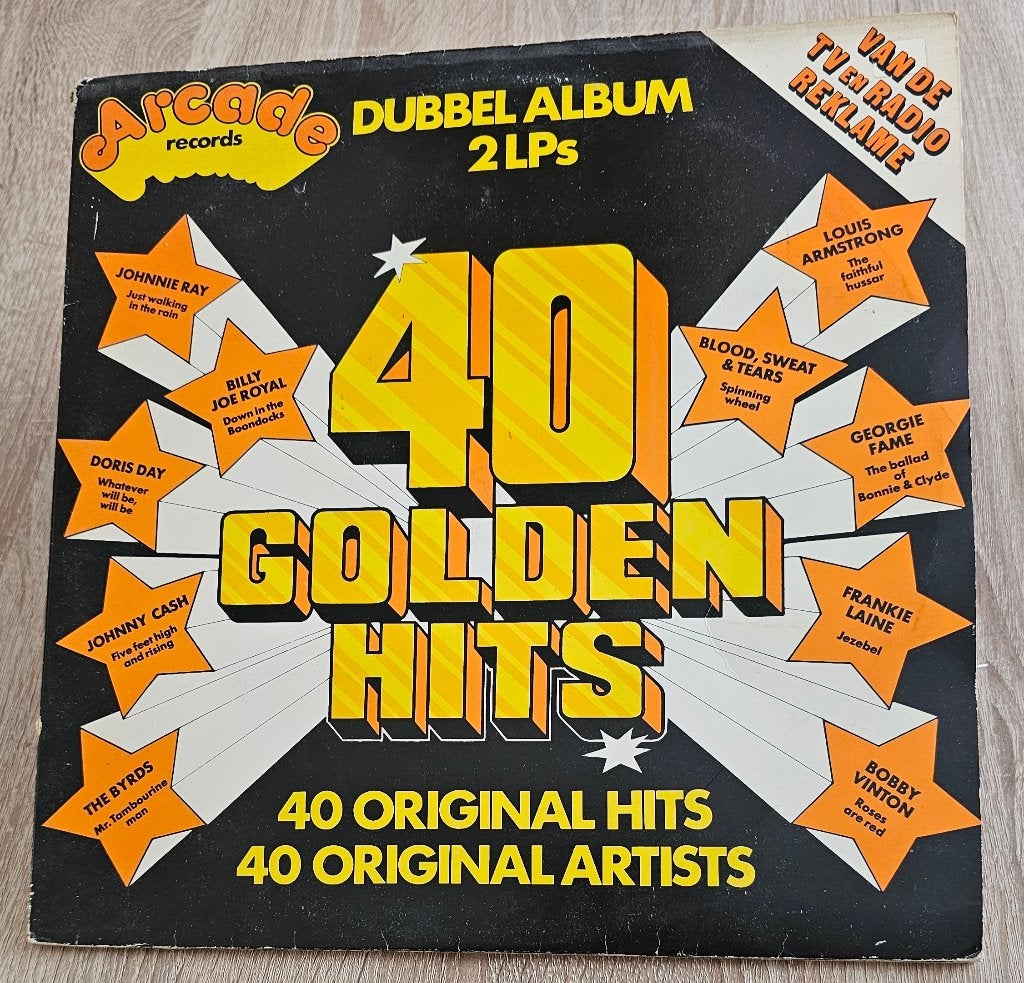 LP - various - 40 Golden Hits (2LP), LP, Gebruikt, Pop, Ophalen of Verzenden