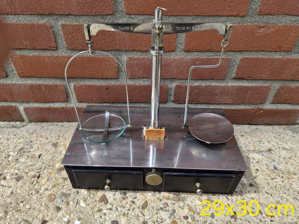 Vintage English Laboratory / Photographic Chemical Balance, Antiek en Kunst, Ophalen of Verzenden